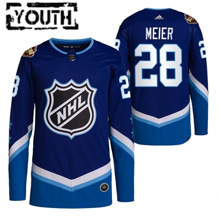 San Jose Sharks Timo Meier 28 2022 NHL All-Star Blauw Authentic Shirt - Kinderen